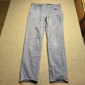 Ted Baker London Men's Chino Pants Faded Washed Navy Blue Casual Size 34x30 R